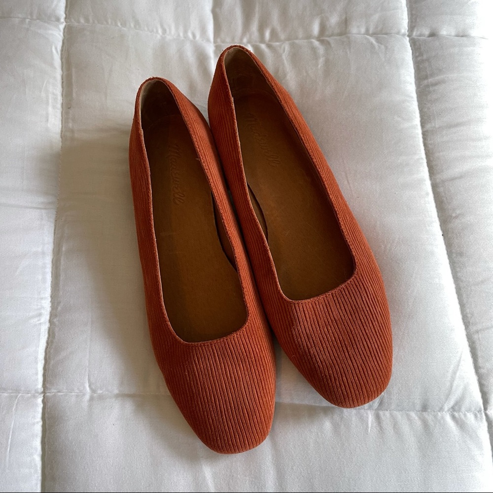 MadeWell corduroy slip on mules